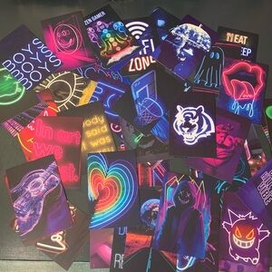 Neon Digital Art Print Collection - New!